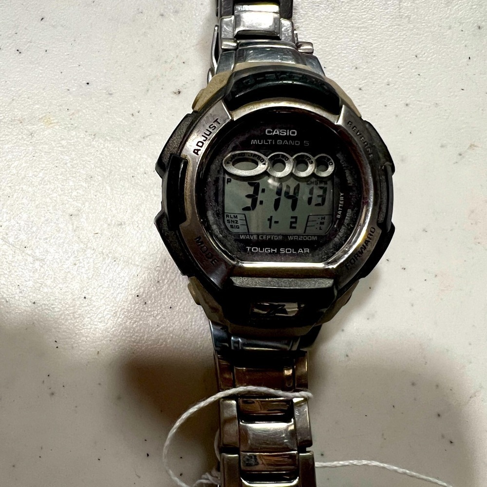 Casio‎ G-SHOCK  (3050) Men's Watch Tough Solar Stainless Steel Watchband
